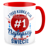 kubek CHŁOPAK #1 czerwony